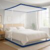 Classic Mosquito Net for King Size Bed with Double Zipper | 6 x 6.5 ft