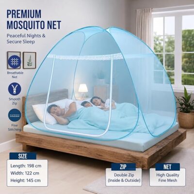 King Size Foldable Machardani | 6 x 6 Feet Polyester